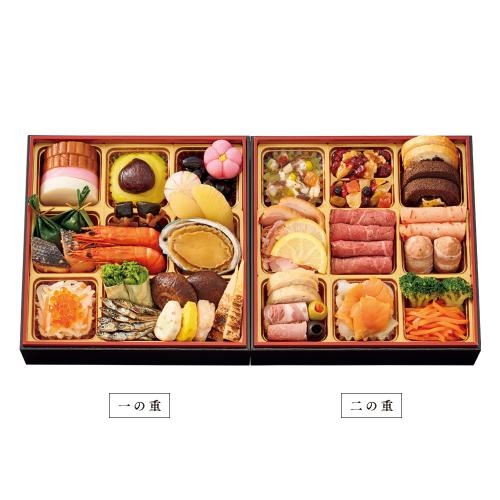 北陸名店コラボ 和洋おせち料理 二段重