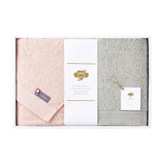 〈今治 クレシェンド〉潤いのタオル タオルセット さくら&クレイ