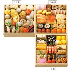〈京料理 たん熊北店〉おせち料理 三段重