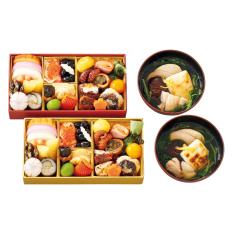 〈たん熊北店〉夫婦おせち二客組(関東風お雑煮付)
