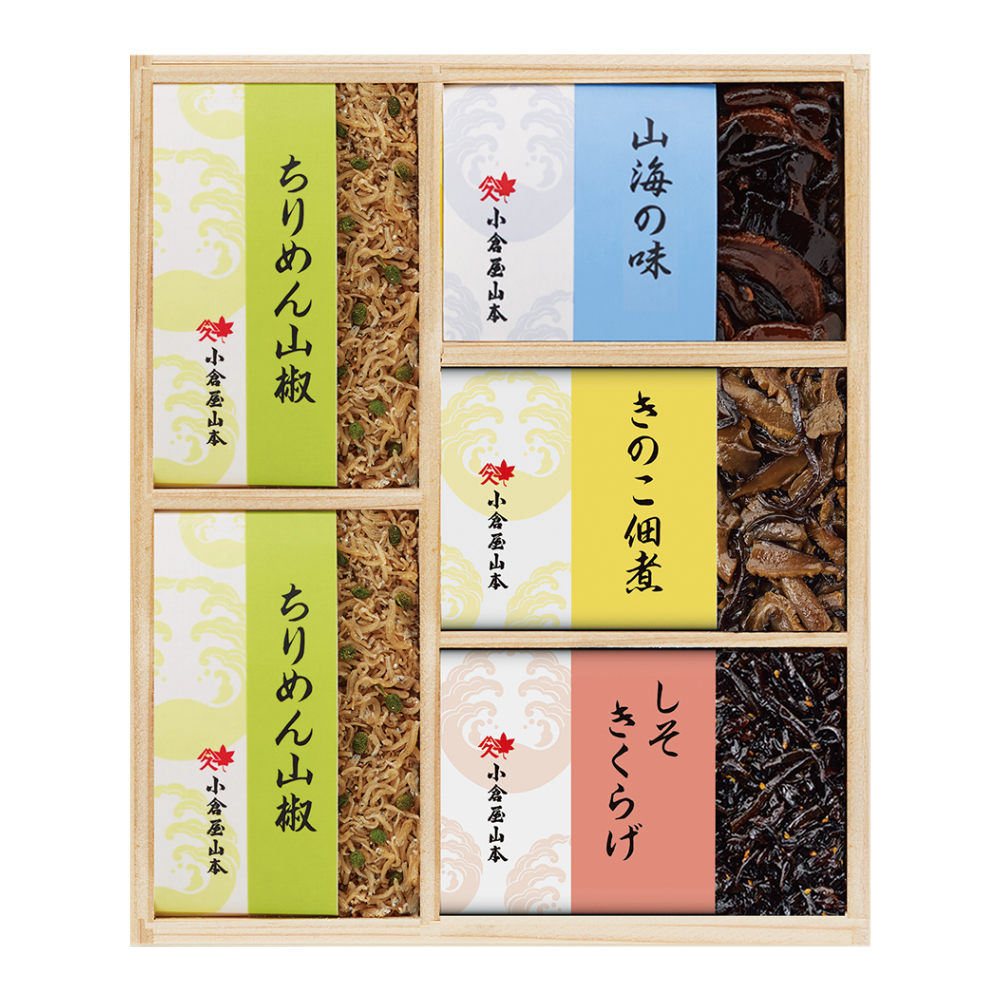 〈小倉屋山本〉ちりめん山椒 昆布詰合せ