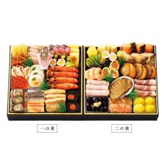 〈わらびの里〉おせち料理 二段重