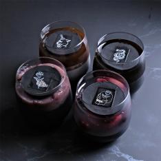 BLVCK PARIS ノワール和スイーツ4種セット（ダルマグラス）