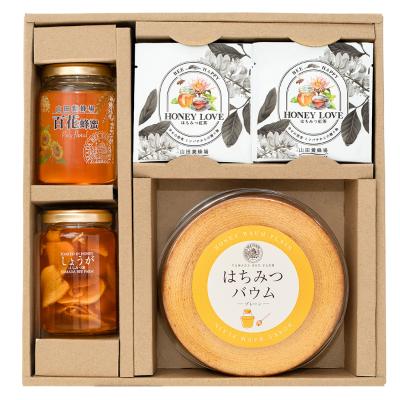 山田養蜂場 はちみつ食べ比べセット 100g×5個・しょうが蜂蜜漬け200×