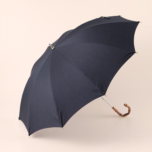 晴雨兼用ショート傘 シャンタン ネイビー