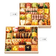 おせち料理　二段重