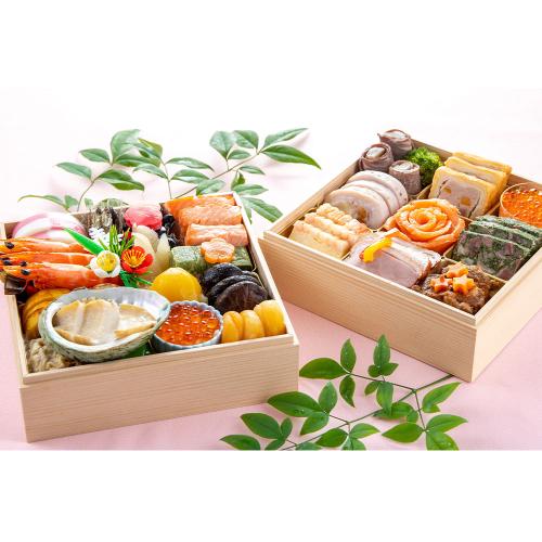 糖質に配慮 和洋二段重おせち