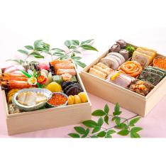 糖質に配慮 和洋二段重おせち