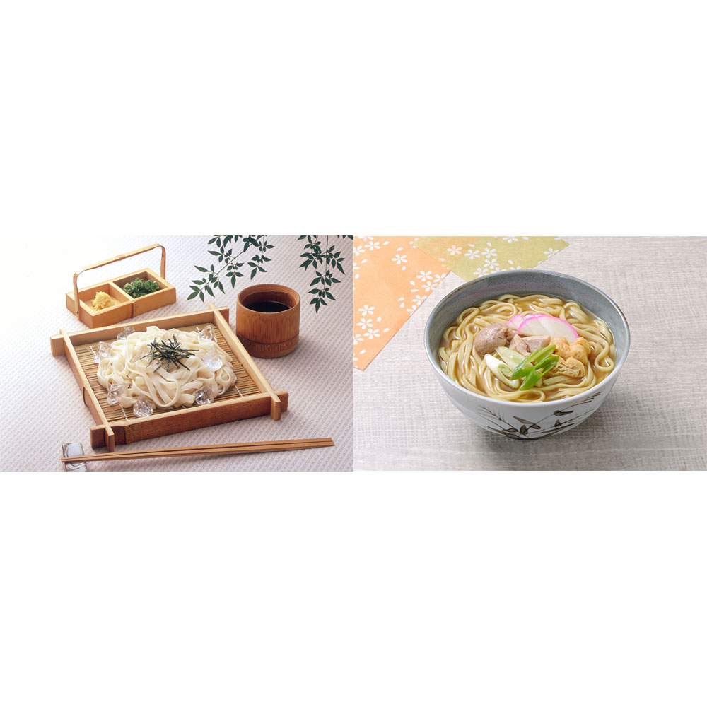 福袋 半生きしめん＆半生カレーうどん詰合せ計12食入り