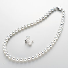アコヤ8mm珠ネックレス・ピアス