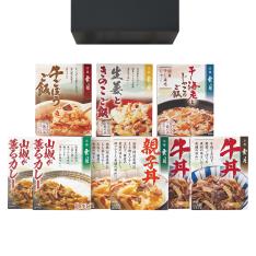 〈京都雲月〉カレー・丼の素・炊き込みご飯の素アソートセット