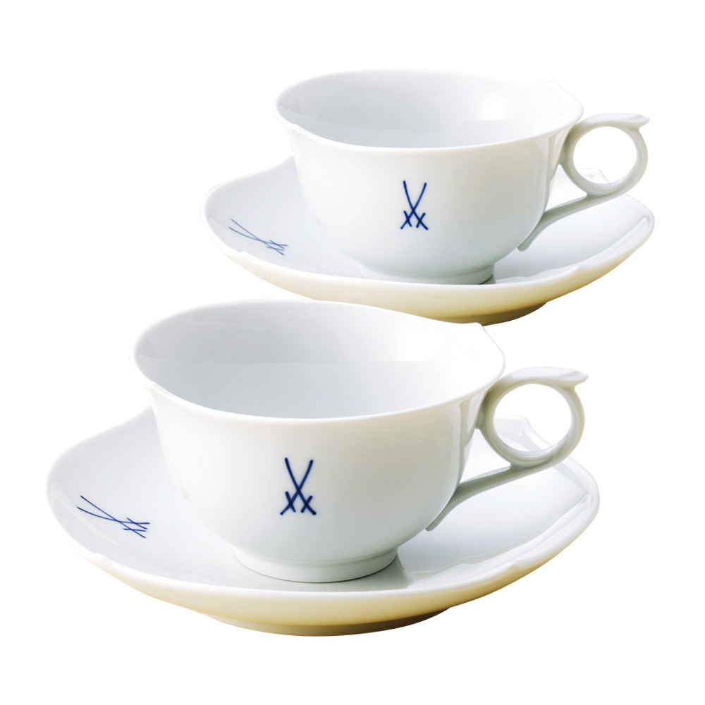 MEISSEN＊剣マーク＊ティーカップ\u0026ソーサー＊825001/28633/4T - 食器