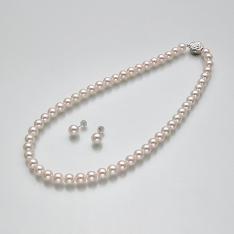 タカシマヤパールセレクション アコヤ真珠ネックレス・ピアスセット（鑑別書付）