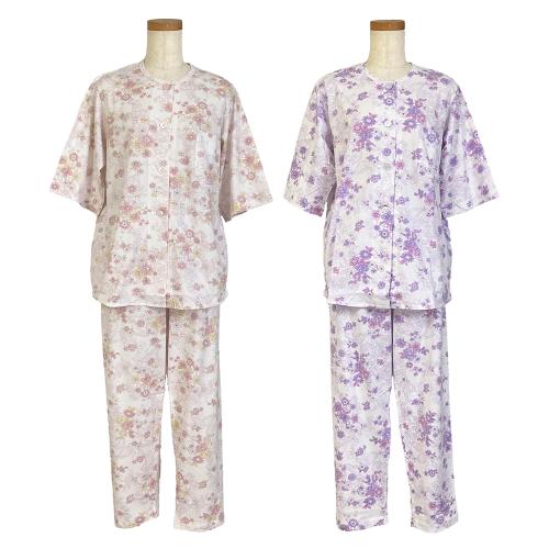 福袋 天竺ニット 七分袖パジャマ 2色組 L→LL