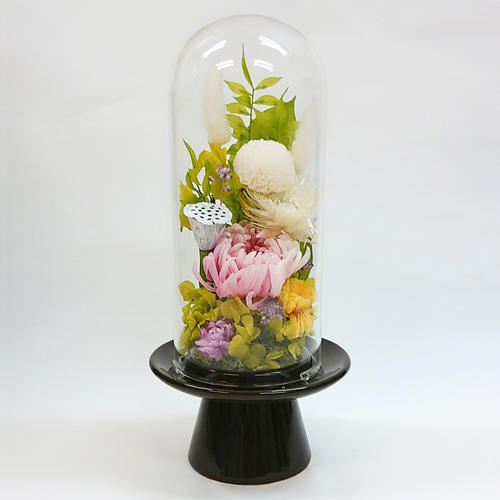 フラワーアーティストが作るプリザーブドフラワーお任せ仏花（大）