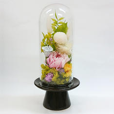 画像フラワーアーティストが作るプリザーブドフラワーお任せ仏花(大)
