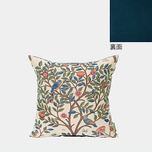 モリスデザインスタジオ　背当クッションカバー　ケルムスコットツリー
