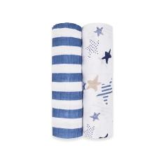 おくるみスワドル／ロックスター／2枚