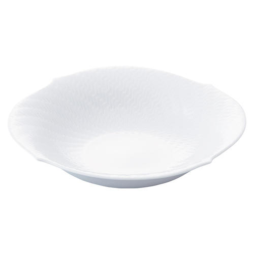 波の戯れ ホワイト サラダディッシュ