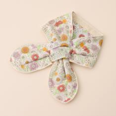 冷んやりシート付今治タオルマフラー　アスター　オレンジ