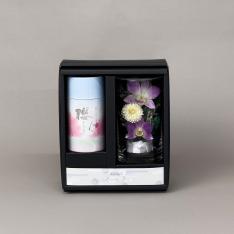 ＜APLUS（アプラス）＞グラスフラワー線香セット（櫻人）