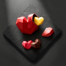 チョコスカルプチャー　ジュエル　ハート