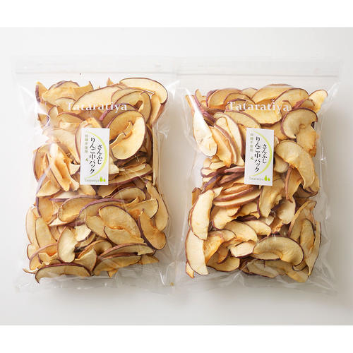 生乾燥りんご　中パック2袋