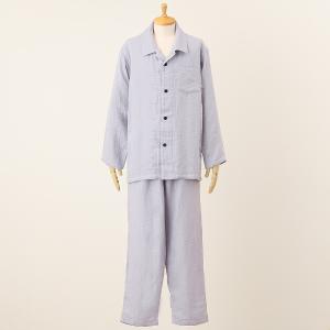 マシュマロガーゼ べーシック メンズパジャマ ブルーグレー | 商品詳細