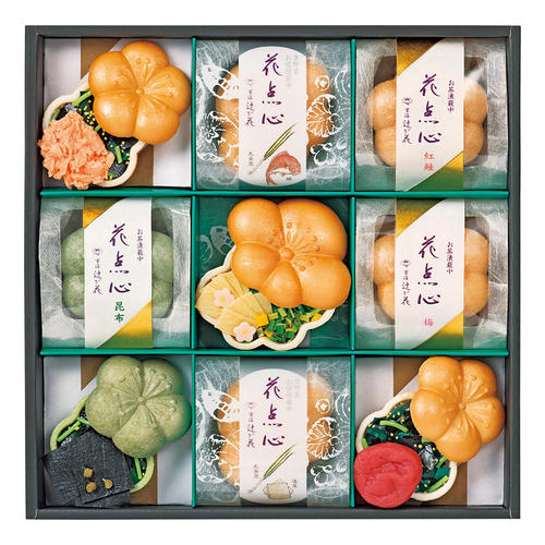 〈京都・辻が花〉お茶漬最中・お吸物最中詰合せ
