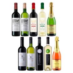 ホテル使用赤白泡10本ワインセット
