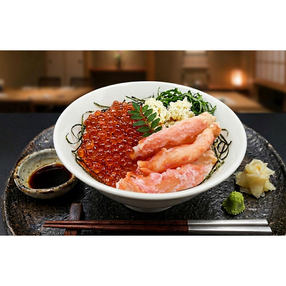 福袋 タラバガニむき身＆鱒いくら 贅沢2色丼の具セット