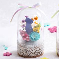 ペット用お供え花 ドライフラワー「虹のしずく／ワンちゃん」