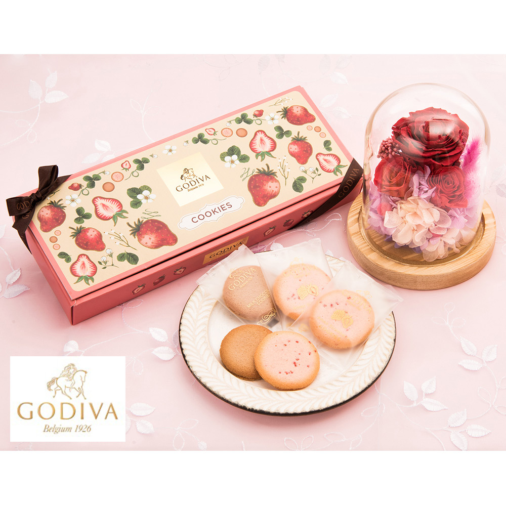 ドームプリザ ゴディバ苺クッキー 商品詳細 高島屋オンラインストア