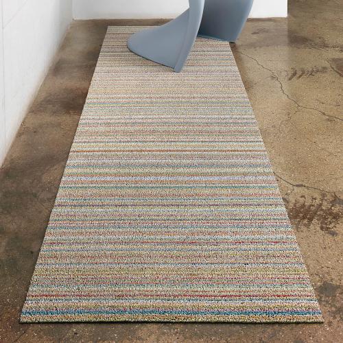 玄関マット Skinny Stripe(Soft Multi)61×183cm
