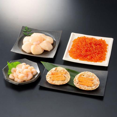 福袋 北海道産4種(5点)の海鮮宝箱