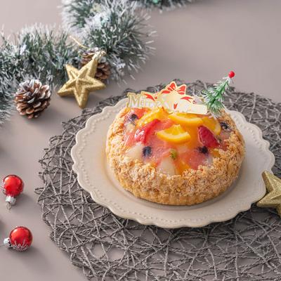 クリスマス☆くまタルト ヤマザキ] クリスマス 5種のフルーツタルト4号【A1031