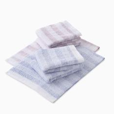 泉州柔らかボーダーフェイスタオル6枚セット福袋