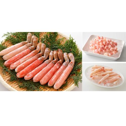 福袋 生ずわいがに棒肉とボイル爪下・棒肉むき身たっぷりセット