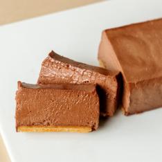 チョコレートレアチーズケーキ