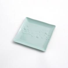 花なみ 角小皿 青