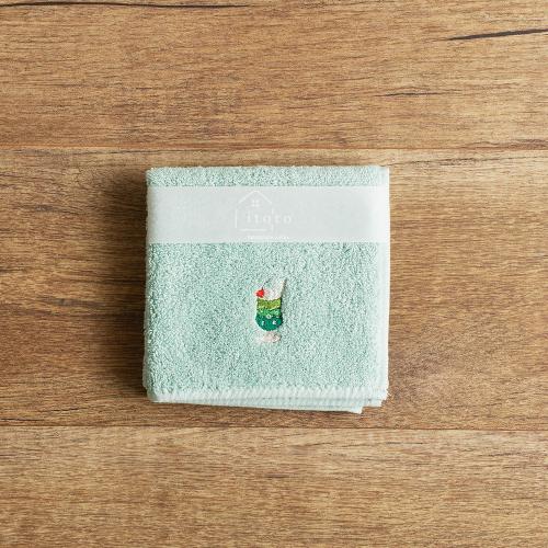 ＜itoto＞タオルハンカチ クリームソーダ