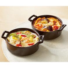 〈Kouji＆ko〉シーフードとミートソースのグラタンセット