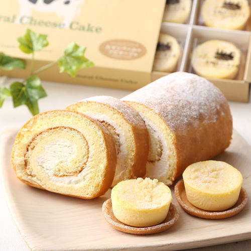 カマンベール&ロールケーキ