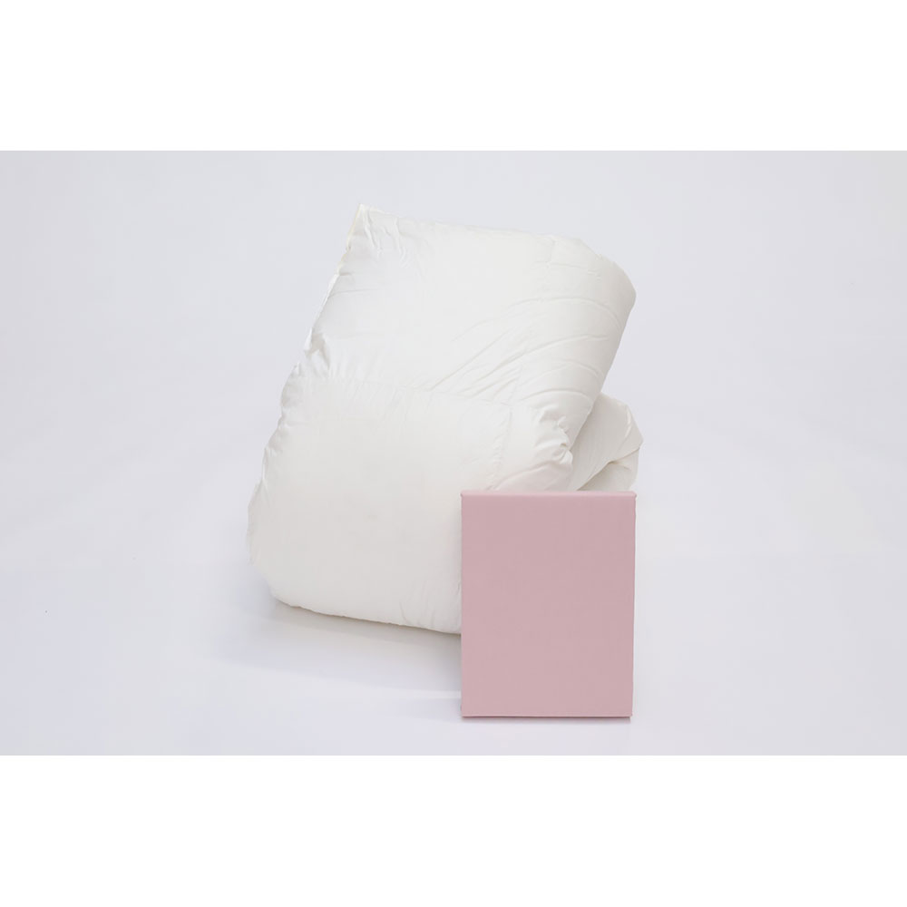 福袋 羽毛掛ふとん・掛ふとんカバーセット ピンク