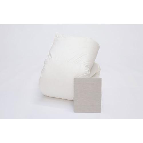 福袋 羽毛掛ふとん・掛ふとんカバーセット ベージュ