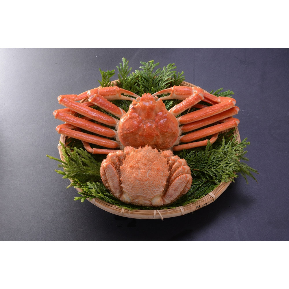 福袋 丸ごとボイル蟹食べ比べセット（毛ガニ＆ずわいがに）