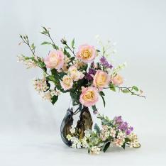 新春福袋 アレンジフラワー ピンク