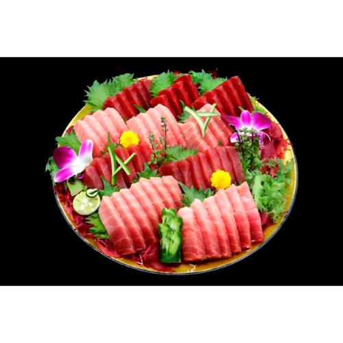 <西松の三崎まぐろ>めばちまぐろセット(中トロ・赤身)