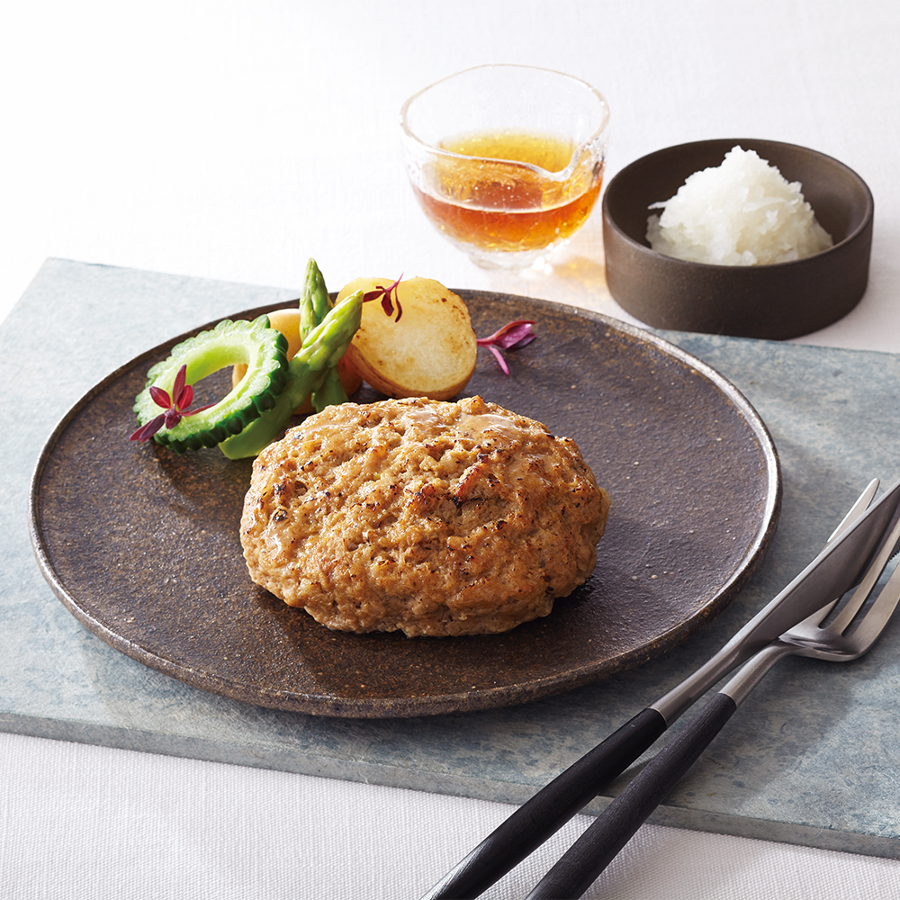 〈米沢牛卸　肉の上杉〉米沢牛入りハンバーグ6個