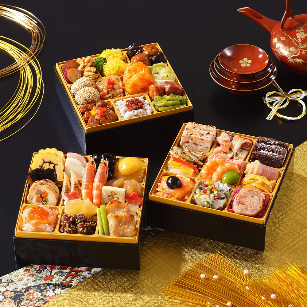 〈東京正直屋〉和洋中おせち三段重　吉祥